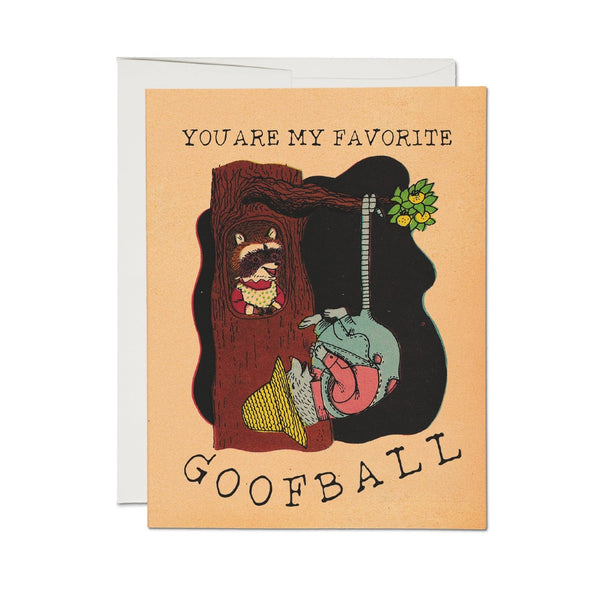 Goofball Blank Card Red Cap Cards Cards - Any Occasion