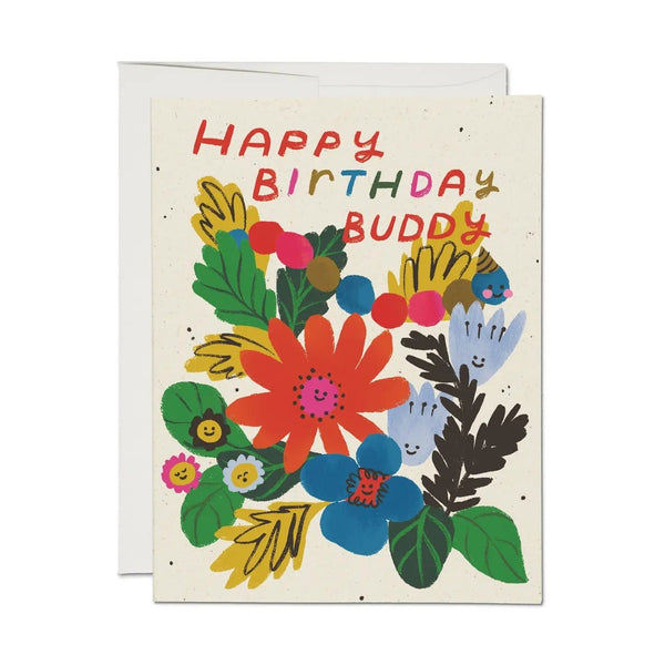 Buddies Birthday Card Red Cap Cards Cards - Birthday