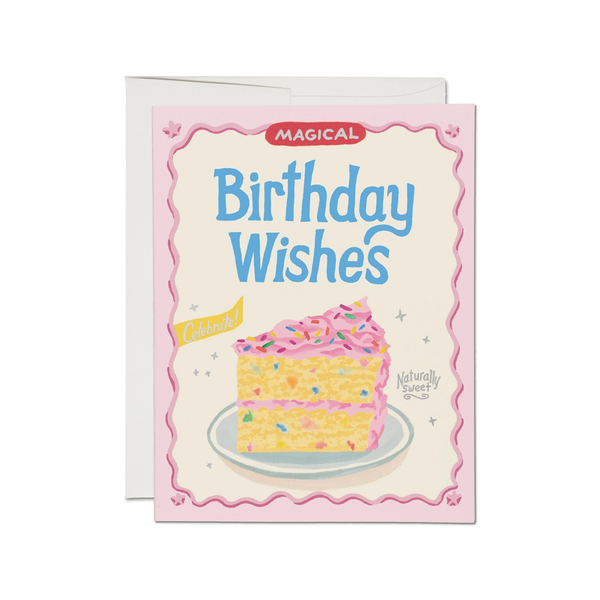 Cake Mix Birthday Card Red Cap Cards Cards - Birthday