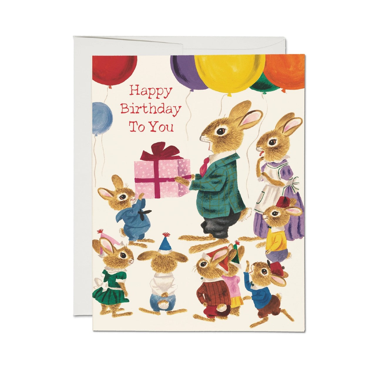 Richard Scarry Rabbit Party Birthday Card – Urban General Store