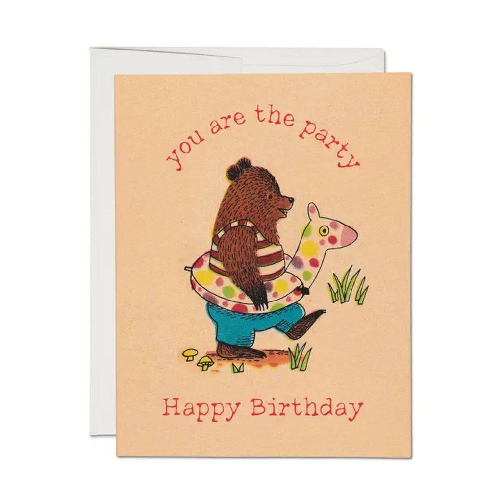 You Are The Party Birthday Card Red Cap Cards Cards - Birthday