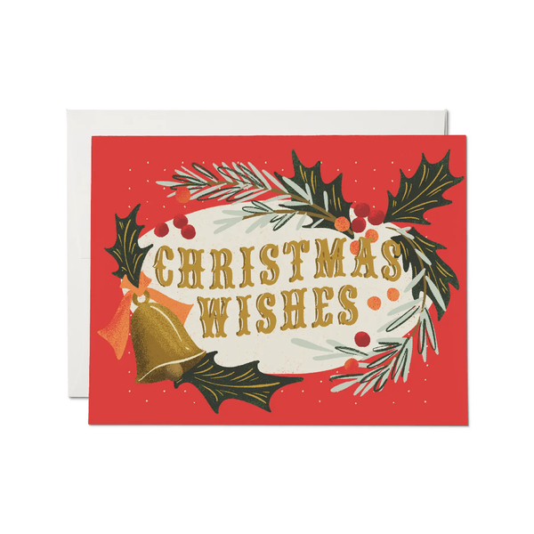 Christmas Wishes Christmas Card - Set Of 8 Red Cap Cards Cards - Boxed Cards - Holiday - Christmas