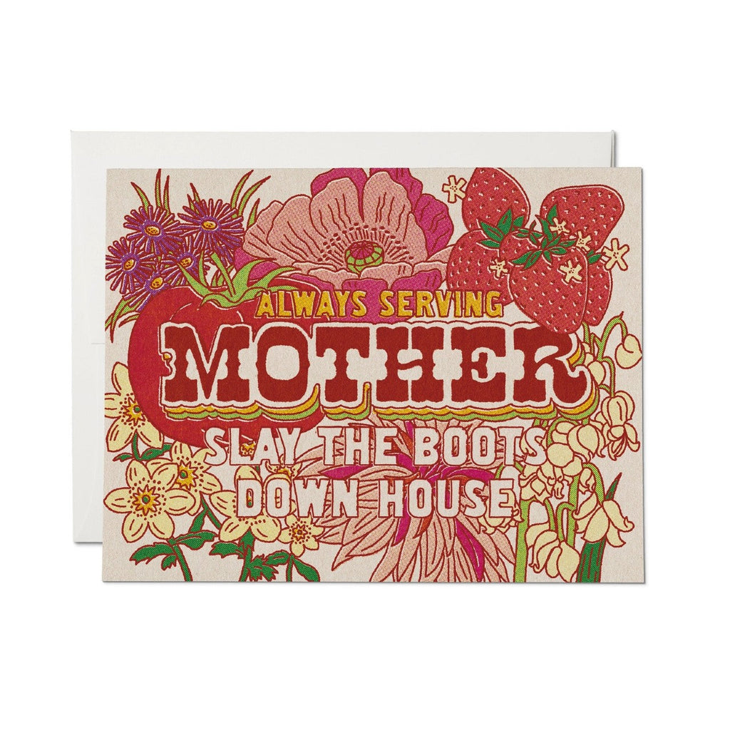 Always Serving Mother's Day Card Red Cap Cards Cards - Holiday - Mother's Day