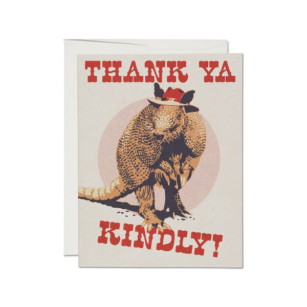 Thank Ya Kindly Thank You Card Red Cap Cards Cards - Thank You