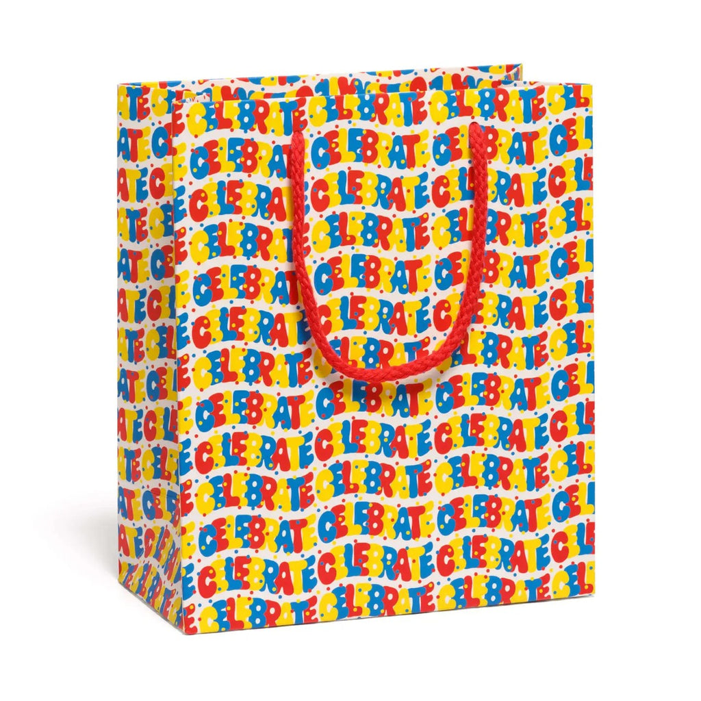 Celebrate Medium Gift Bag Red Cap Cards Gift Wrap & Packaging - Gift Bags