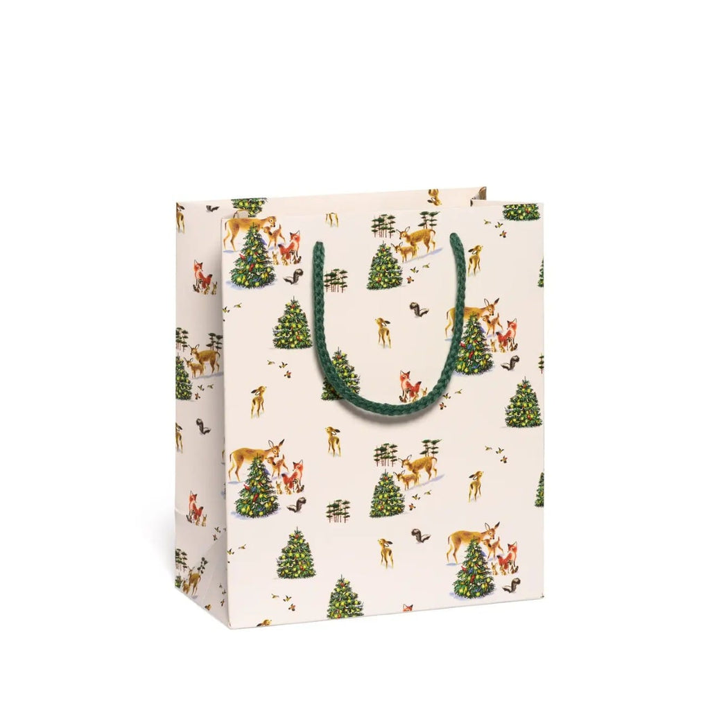 Peaceful Critters Medium Gift Bag Red Cap Cards Gift Wrap & Packaging - Gift Bags
