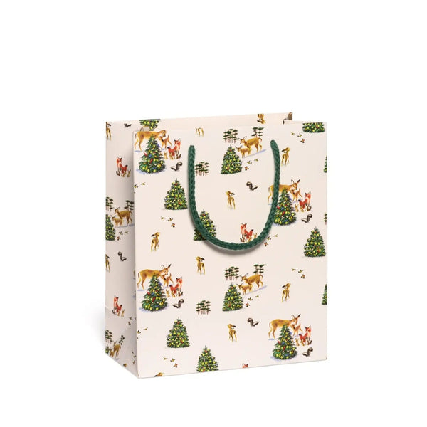 Peaceful Critters Medium Gift Bag Red Cap Cards Gift Wrap & Packaging - Gift Bags