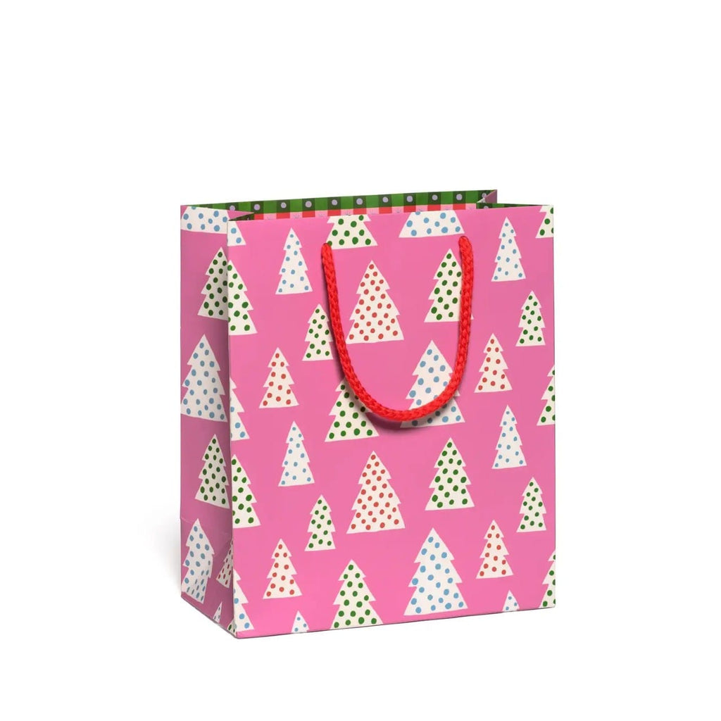 Polka Dot Trees Medium Gift Bag Red Cap Cards Gift Wrap & Packaging - Gift Bags