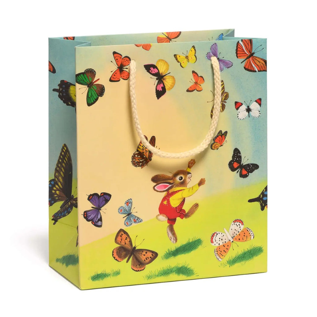 Richard Scarry Bunnies And Butterflies Medium Gift Bag Red Cap Cards Gift Wrap & Packaging - Gift Bags