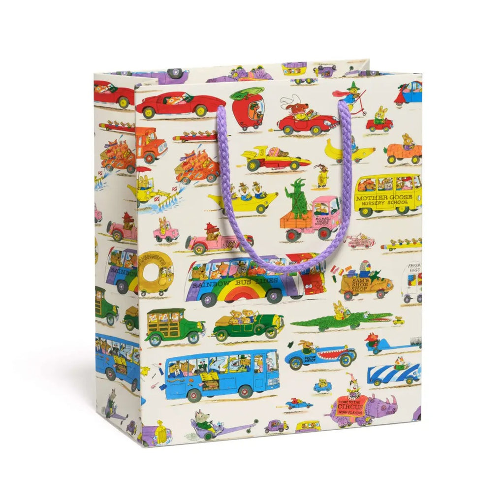 Richard Scarry Busytown Cars Medium Gift Bag Red Cap Cards Gift Wrap & Packaging - Gift Bags