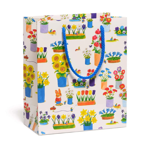 Richard Scarry Busytown Flowers Medium Gift Bag Red Cap Cards Gift Wrap & Packaging - Gift Bags