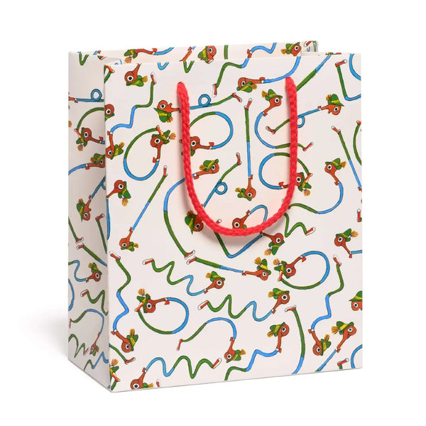 Richard Scarry Lowly Shapes Medium Gift Bag Red Cap Cards Gift Wrap & Packaging - Gift Bags