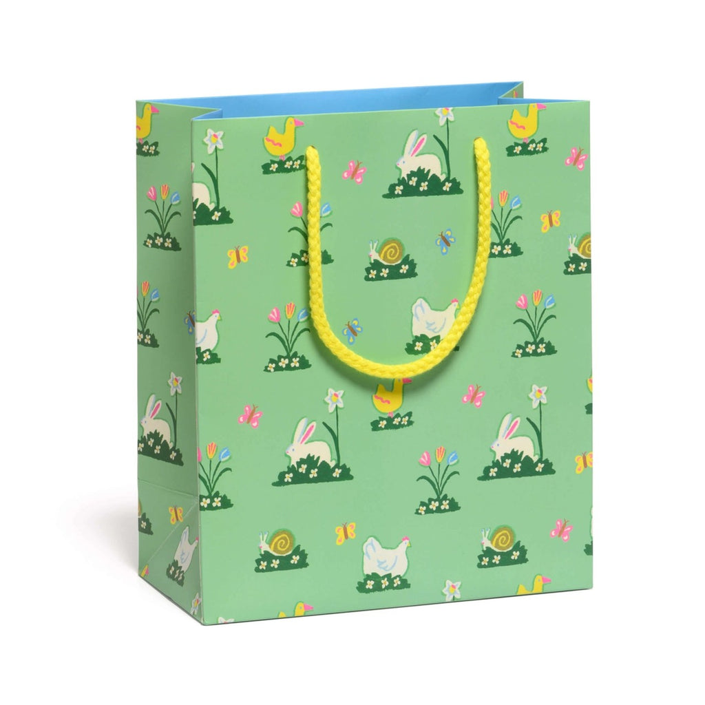 Springtime Meadow Medium Gift Bag Red Cap Cards Gift Wrap & Packaging - Gift Bags