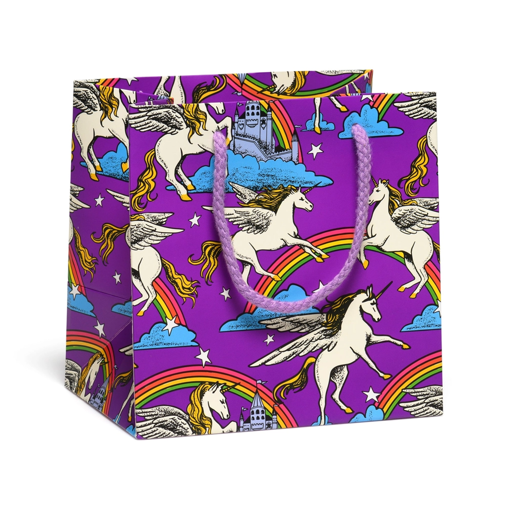 Unicorn Queen Small Gift Bag Red Cap Cards Gift Wrap & Packaging - Gift Bags