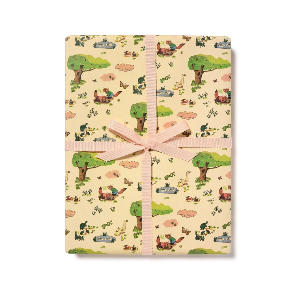 Richard Scarry Whimsy Hollow Gift Wrap Roll Red Cap Cards Gift Wrap & Packaging - Gift Wrap
