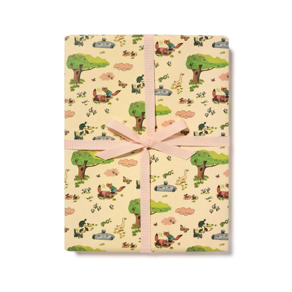 Richard Scarry Whimsy Hollow Gift Wrap Roll Red Cap Cards Gift Wrap & Packaging - Gift Wrap