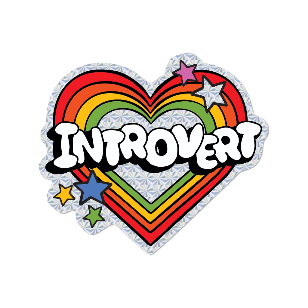 Introvert Sticker Red Cap Cards Impulse - Decorative Stickers