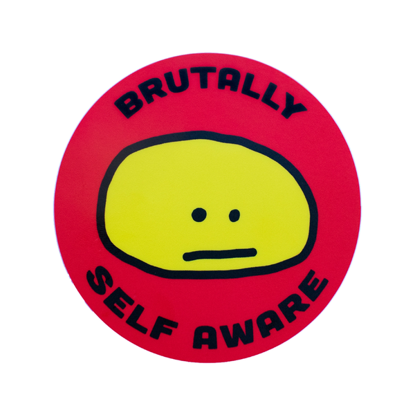 Brutally Self Aware Sticker Retrograde Supply Co Impulse - Decorative Stickers