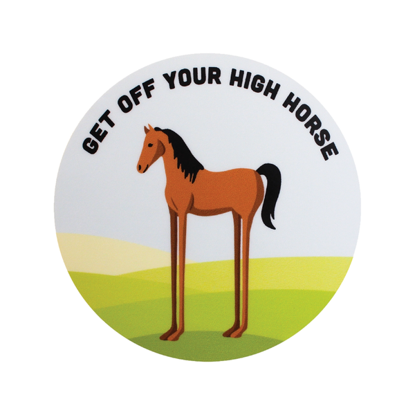 High Horse Sticker Retrograde Supply Co Impulse - Decorative Stickers