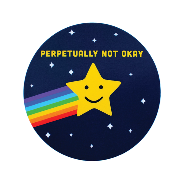 Perpetually Not Okay Sticker Retrograde Supply Co Impulse - Decorative Stickers