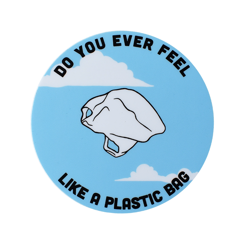 Plastic Bag Sticker Retrograde Supply Co Impulse - Decorative Stickers