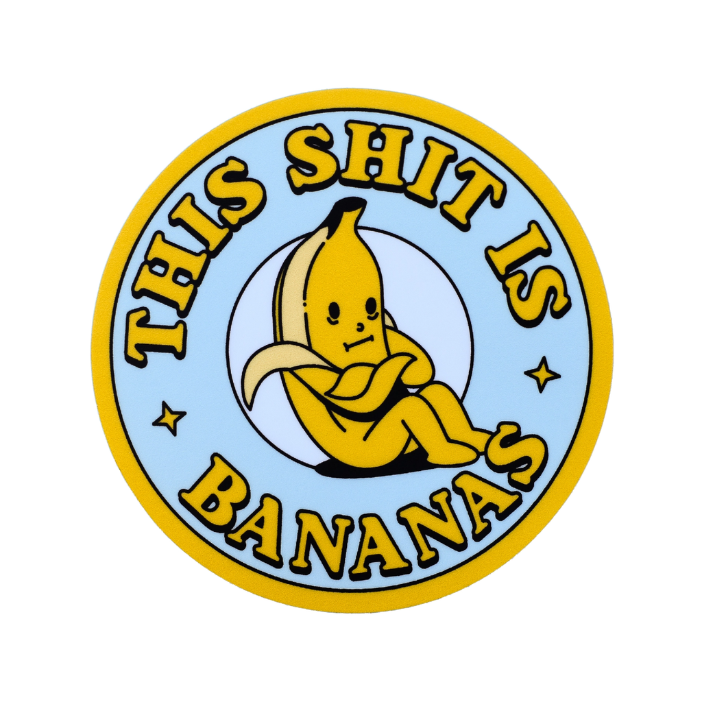 This Is Bananas Sticker Retrograde Supply Co Impulse - Decorative Stickers