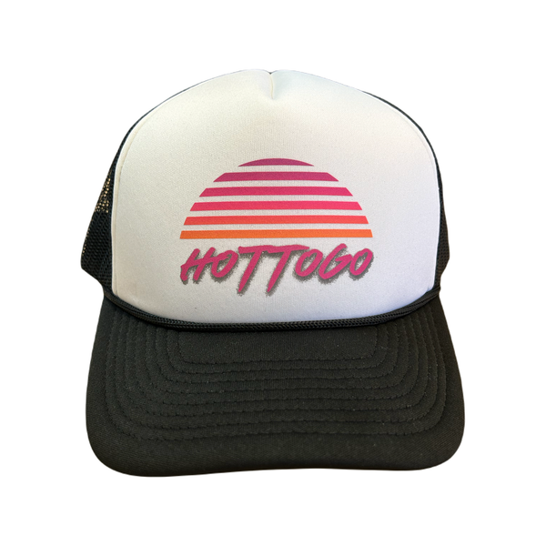 Chappel Roan Hot To Go SunsetTrucker Hat - Adult Sad Bear Studio Apparel & Accessories - Summer - Adult - Hats