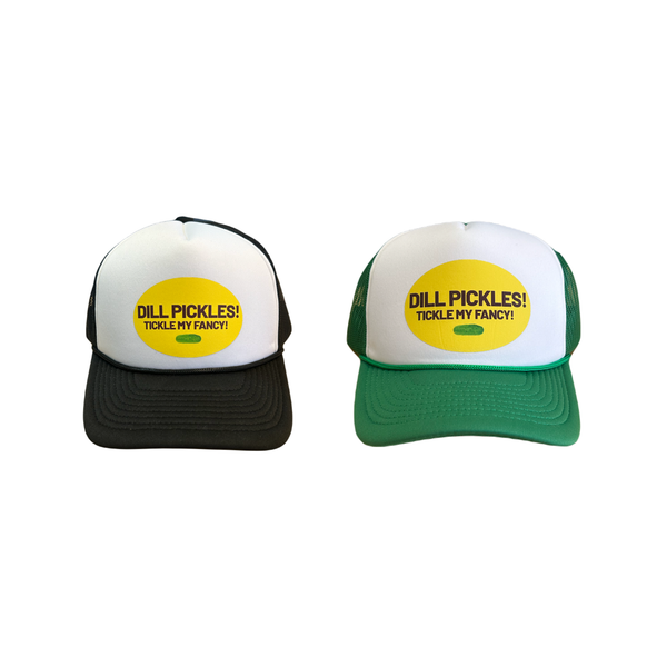 Dill Pickles Tickle My Fancy Trucker Hat - Adult Sad Bear Studio Apparel & Accessories - Summer - Adult - Hats