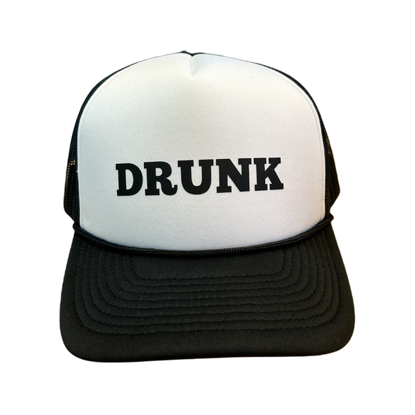 Drunk Trucker Hat - Adult Sad Bear Studio Apparel & Accessories - Summer - Adult - Hats