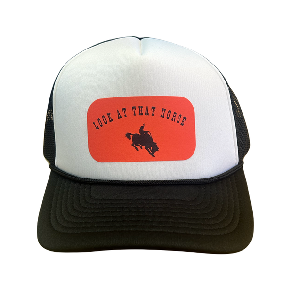 Look At That Horse Trucker Hat - Adult Sad Bear Studio Apparel & Accessories - Summer - Adult - Hats