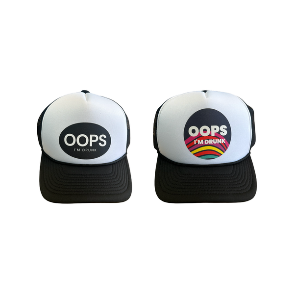 Oops I'm Drunk Trucker Hat - Adult Sad Bear Studio Apparel & Accessories - Summer - Adult - Hats