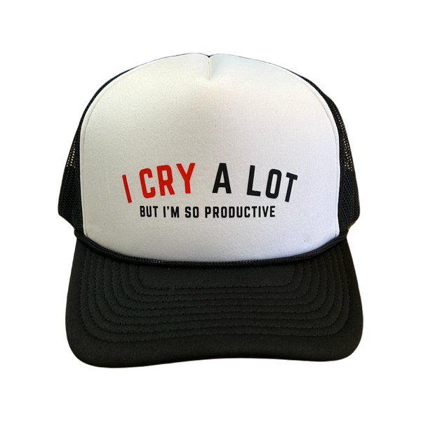 Taylor I Cry A LotTrucker Hat - Adult Sad Bear Studio Apparel & Accessories - Summer - Adult - Hats
