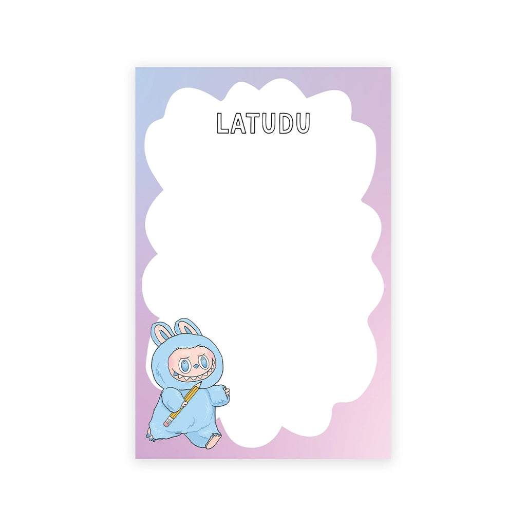 Latudu Lafufu Notepad Sammy Gorin LLC Books - Blank Notebooks & Journals - Notepads