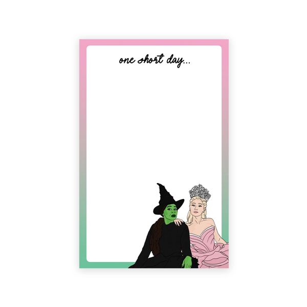 Wicked One Short Day Notepad Sammy Gorin LLC Books - Blank Notebooks & Journals - Notepads