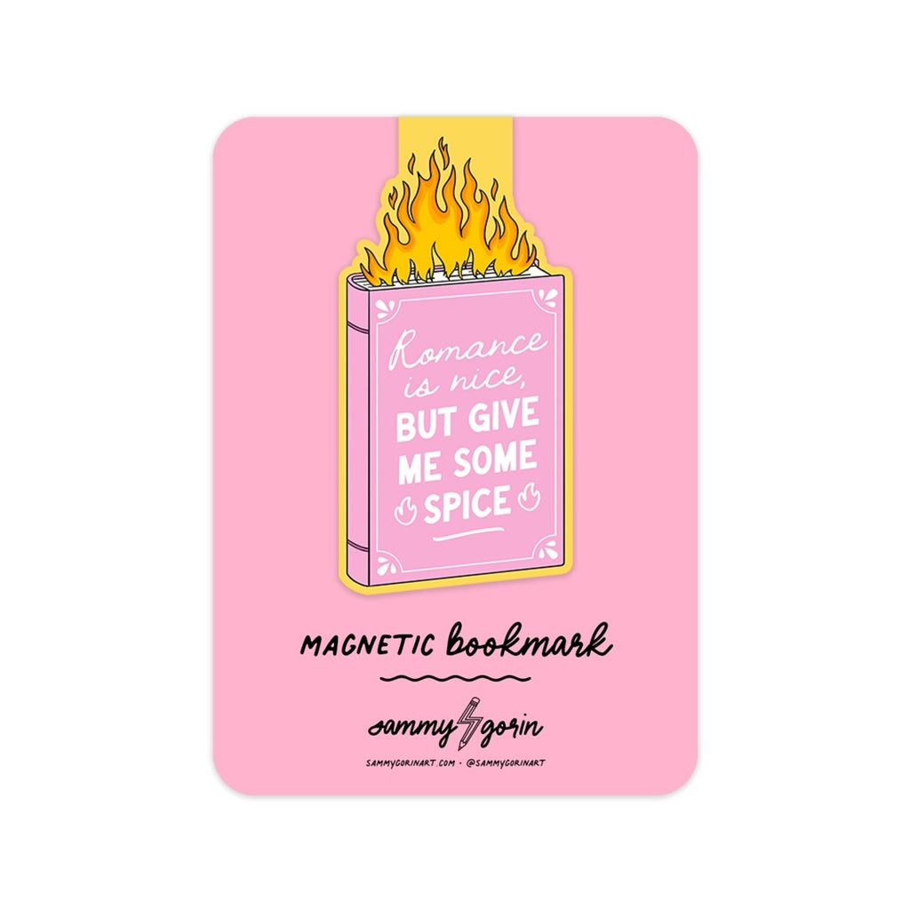 Romance Is Nice Spicy Books Magnetic Bookmark Sammy Gorin LLC Books
