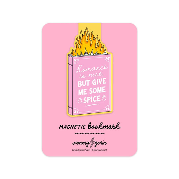 Romance Is Nice Spicy Books Magnetic Bookmark Sammy Gorin LLC Books