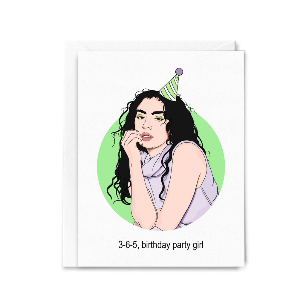 Charli XCX 365 Birthday Card Sammy Gorin LLC Cards - Birthday