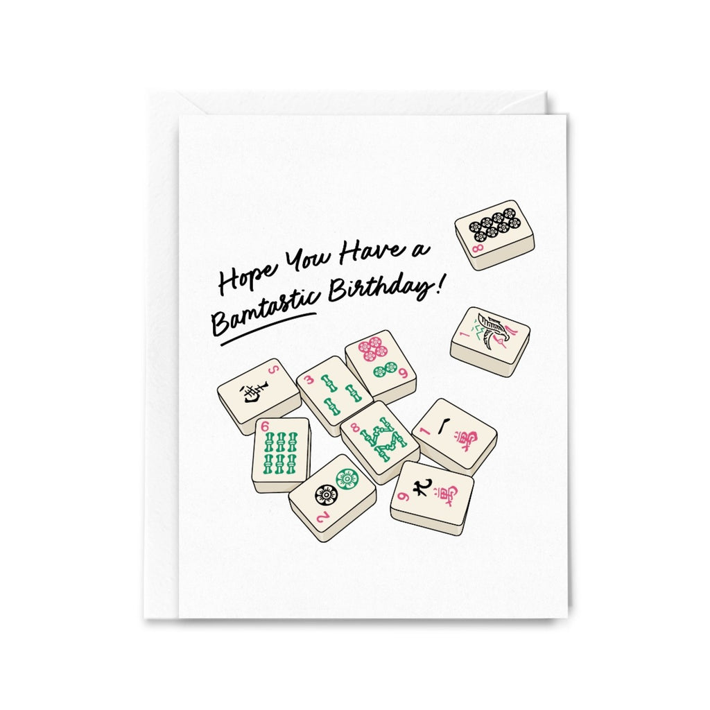 Have A Bamtastic Birthday American Mahjong Birthday Card Sammy Gorin LLC Cards - Birthday