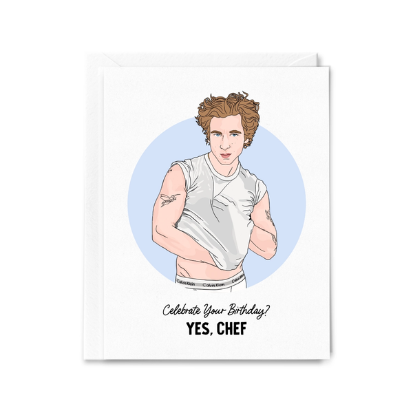 Yes Chef Birthday Card Sammy Gorin LLC Cards - Birthday