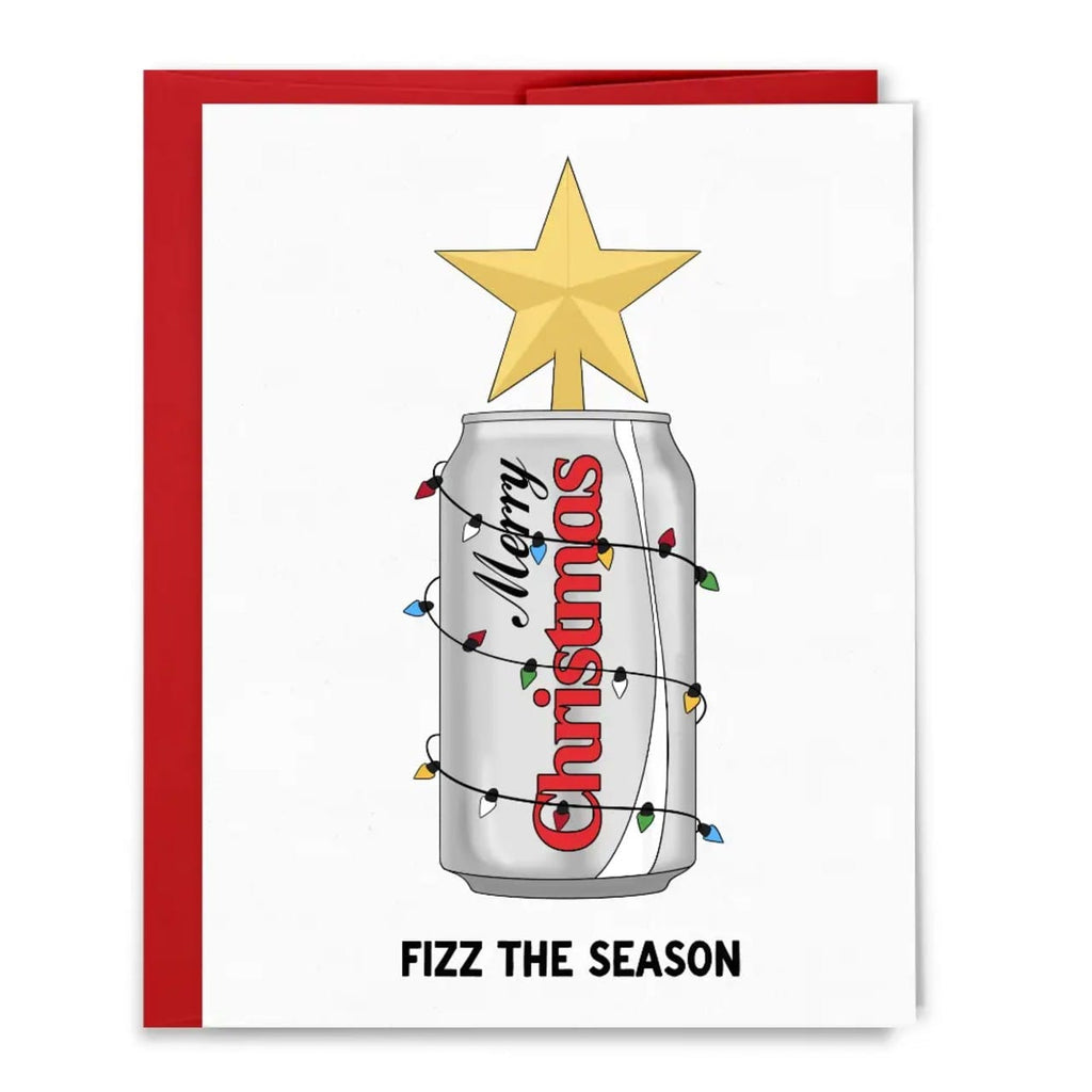 Fizz The Season Soda Christmas Card Sammy Gorin LLC Cards - Holiday - Christmas