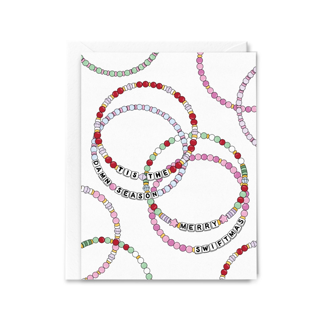 Taylor Friendship Bracelets Christmas Card Sammy Gorin LLC Cards - Holiday - Christmas