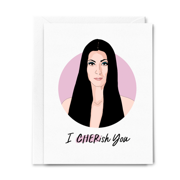 Cher I Cherish You Love Card Sammy Gorin LLC Cards - Love