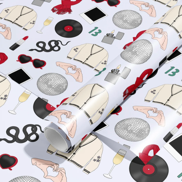 Pop Star Icons Wrapping Paper Roll Sammy Gorin LLC Gift Wrap & Packaging - Gift Wrap