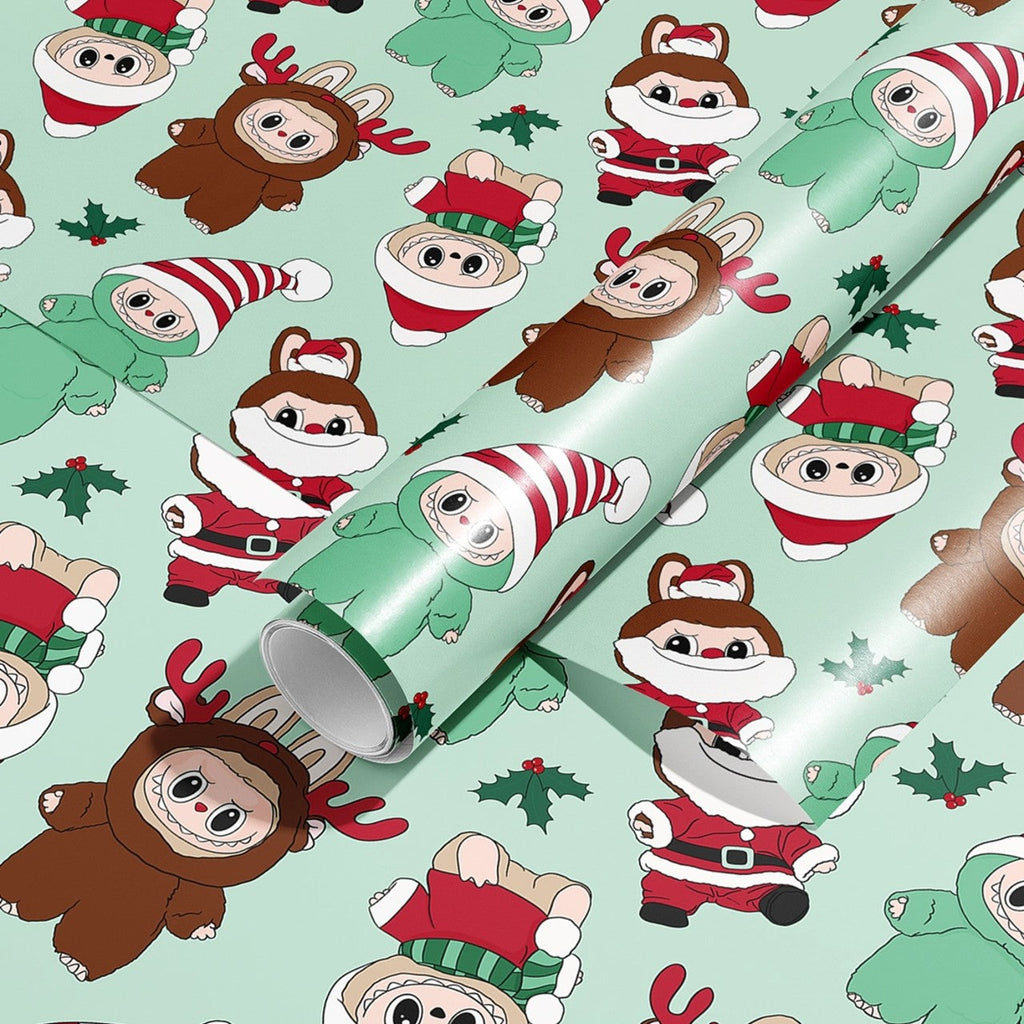 Merry Christmas To Layuyu Christmas Wrapping Paper Sammy Gorin LLC Gift Wrap & Packaging - Holiday - Christmas - Gift Wrap