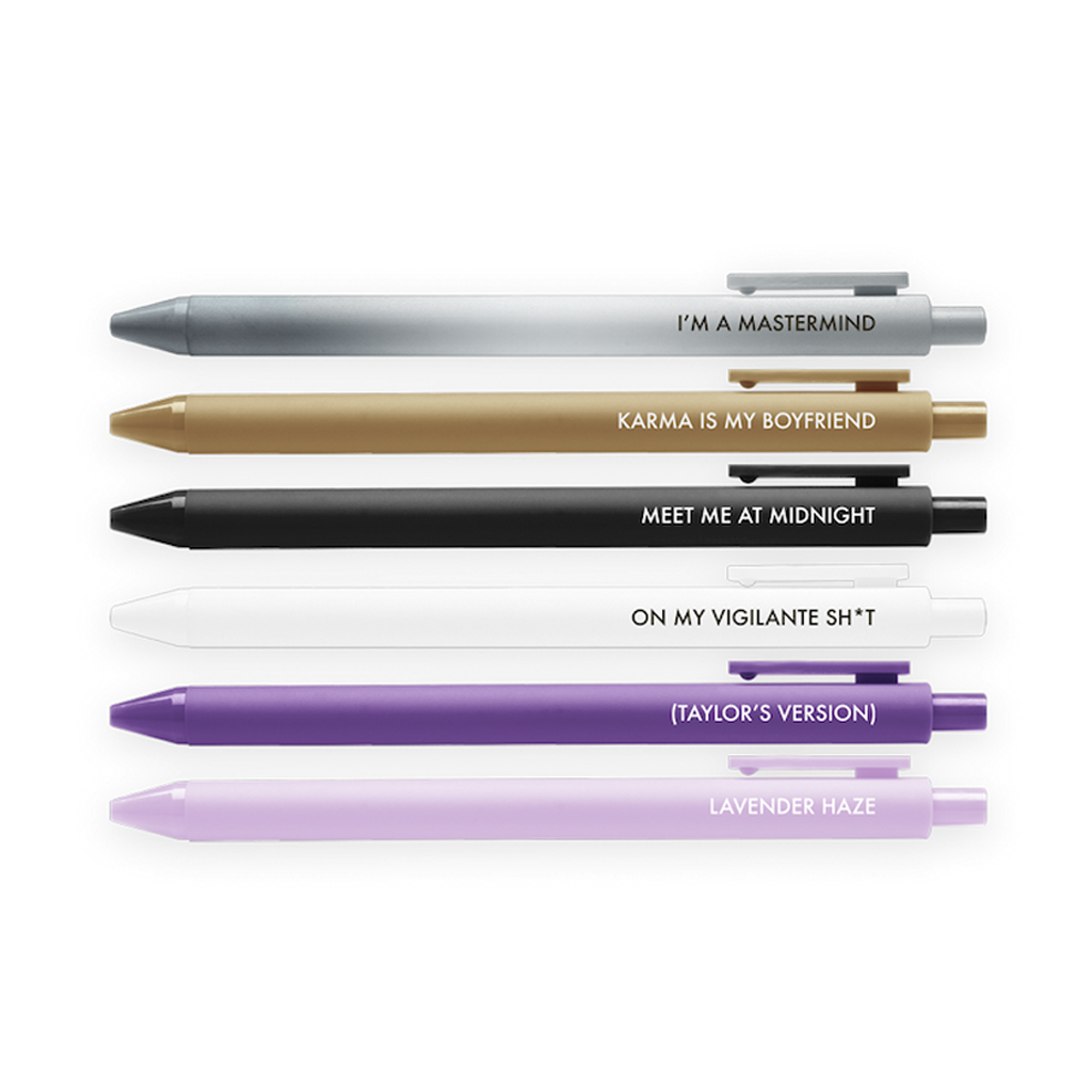 6 Pen Set Midnights Gel Pen Sets Sammy Gorin LLC Home - Office & School Supplies - Pencils, Pens & Markers