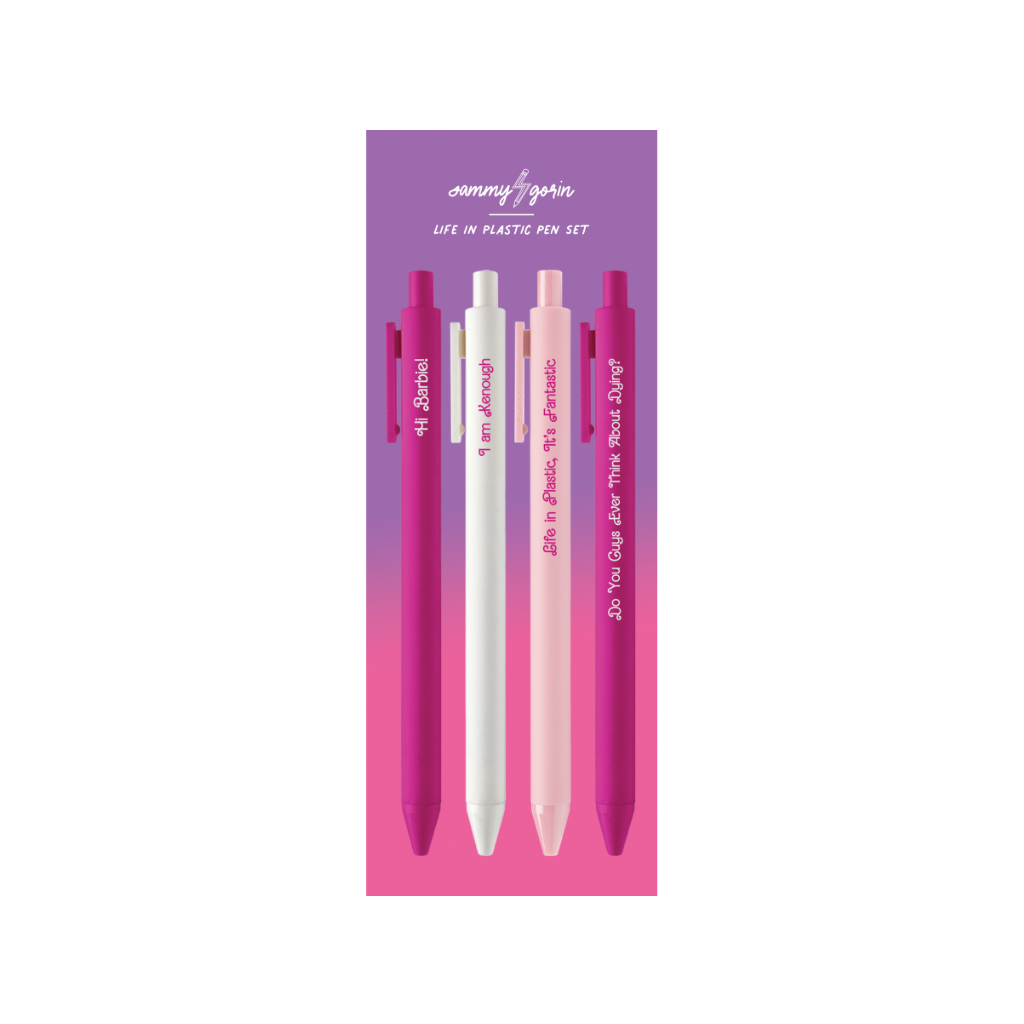 Life In Plastic Movie Gel Pen Set Sammy Gorin LLC Home - Office & School Supplies - Pencils, Pens, Markers & Chalk