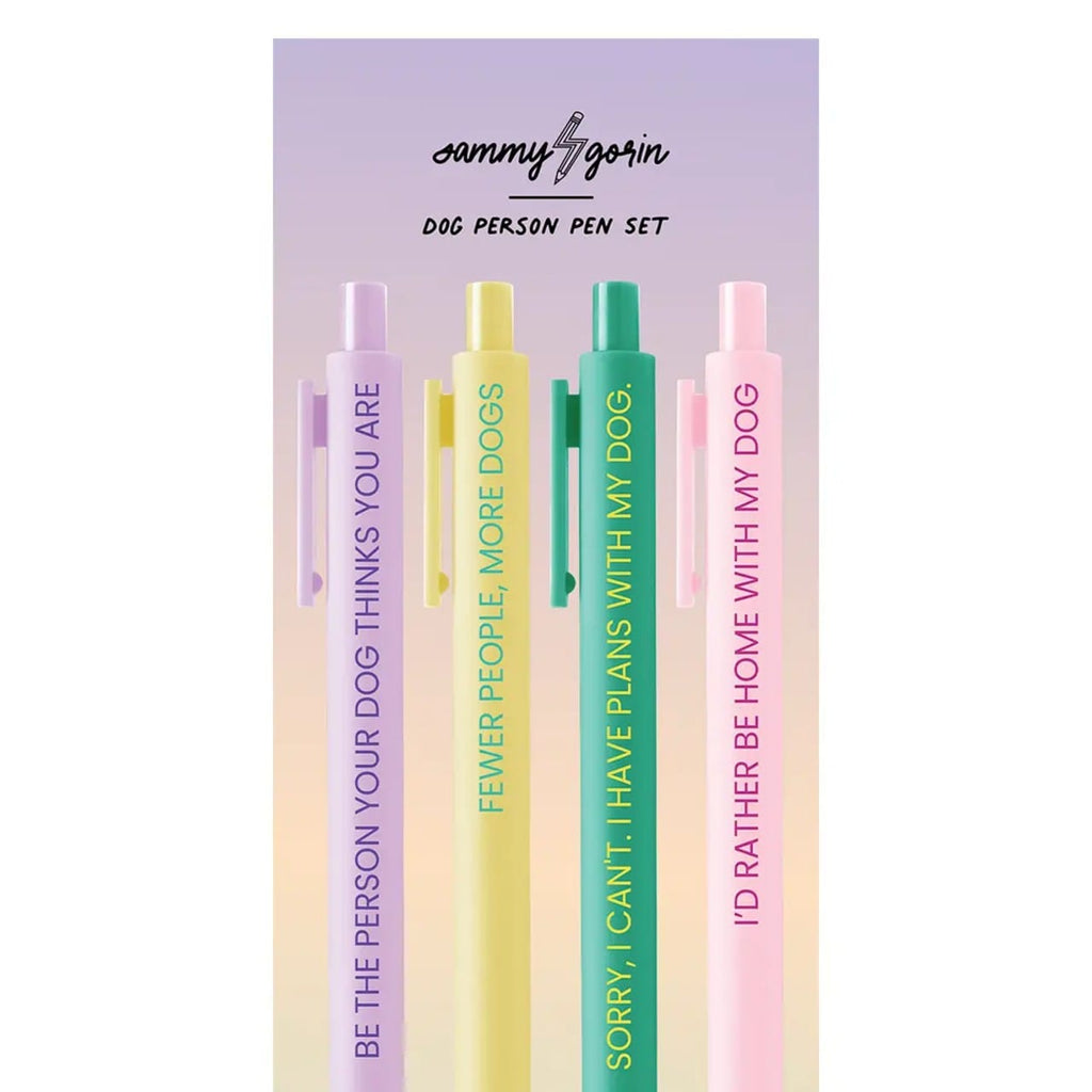 Dog Person Pen Set Sammy Gorin LLC Home - Office & School Supplies - Pencils, Pens & Markers