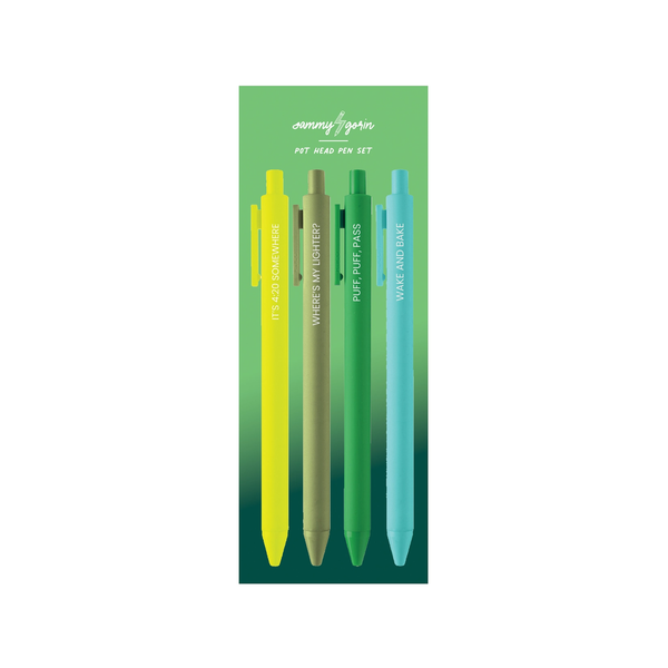 Pot Head Pen Set Sammy Gorin LLC Home - Office & School Supplies - Pencils, Pens & Markers