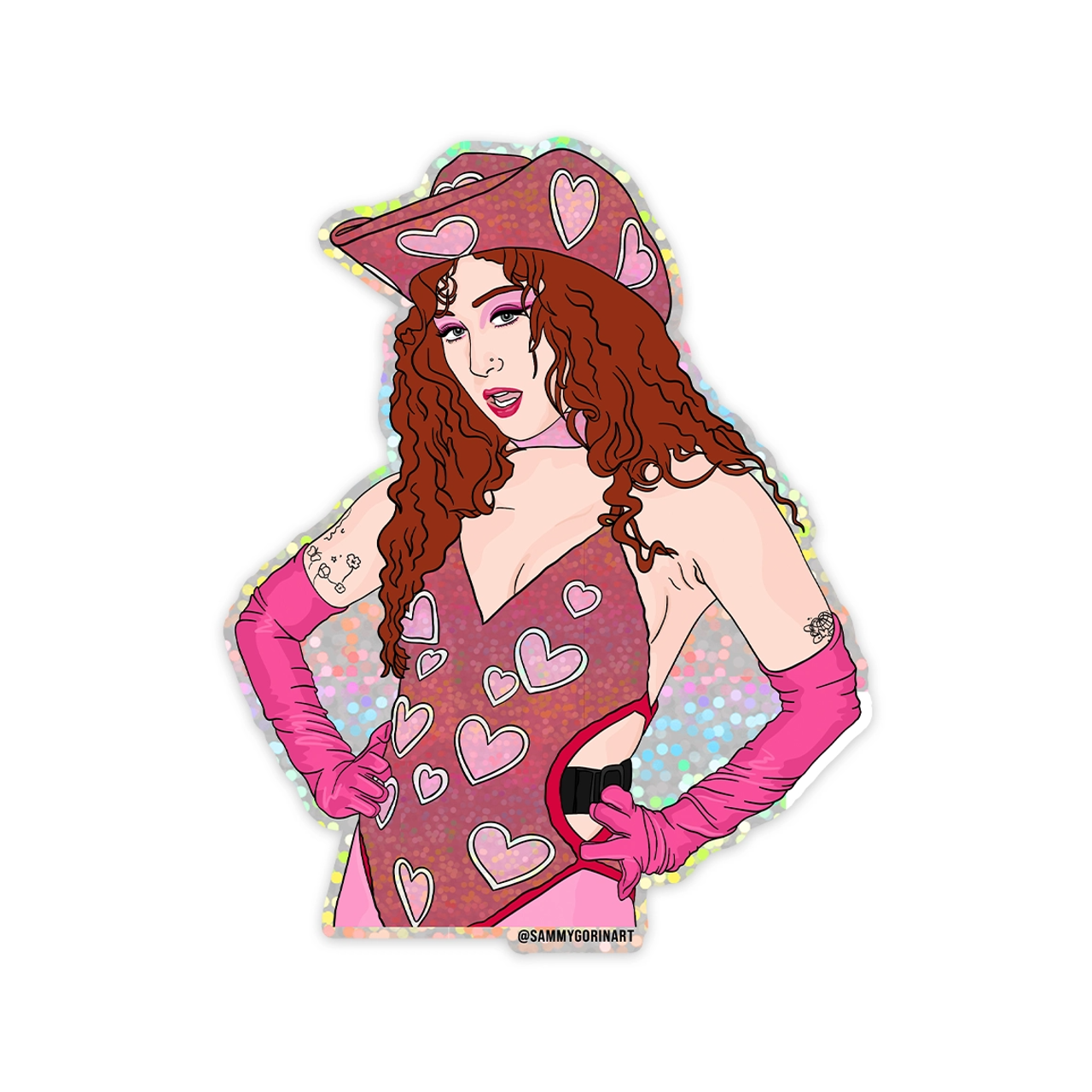 Hot 2 Go Glitter Sticker – Urban General Store