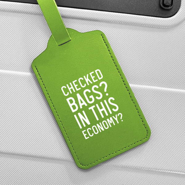 Checked Bags Luggage Tags Sapling Press Apparel & Accessories